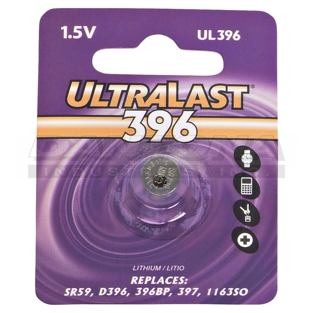 1.55V 25MmAh Replace UL396, SR726W, SR59, and 396