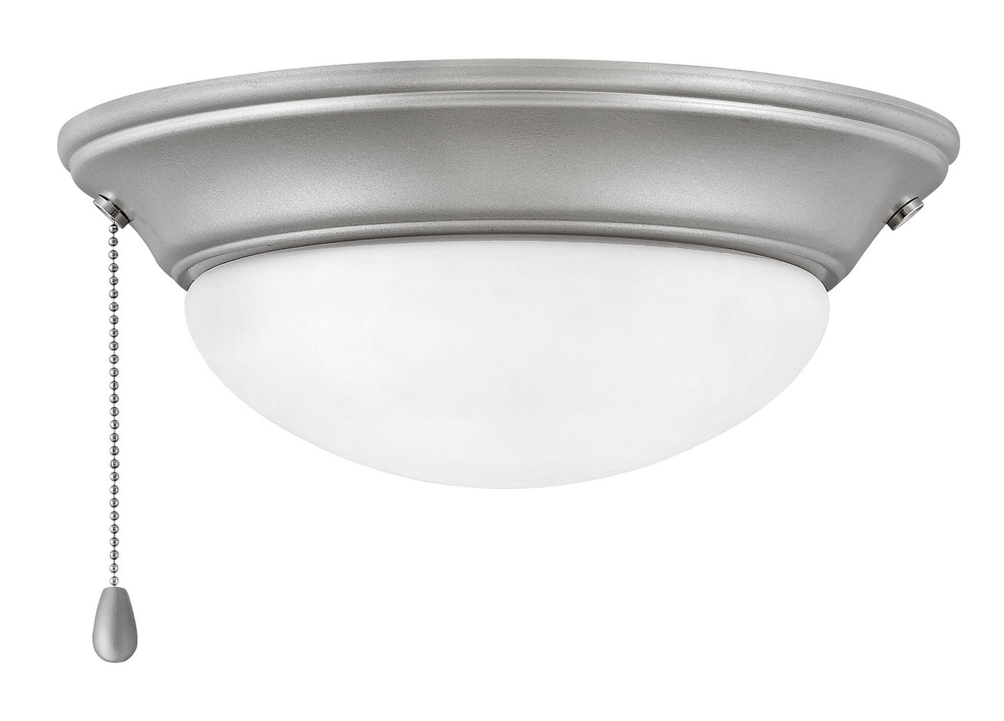 Light Kit Small Low Profile LED Fan Light Kit in Brushed Nickel