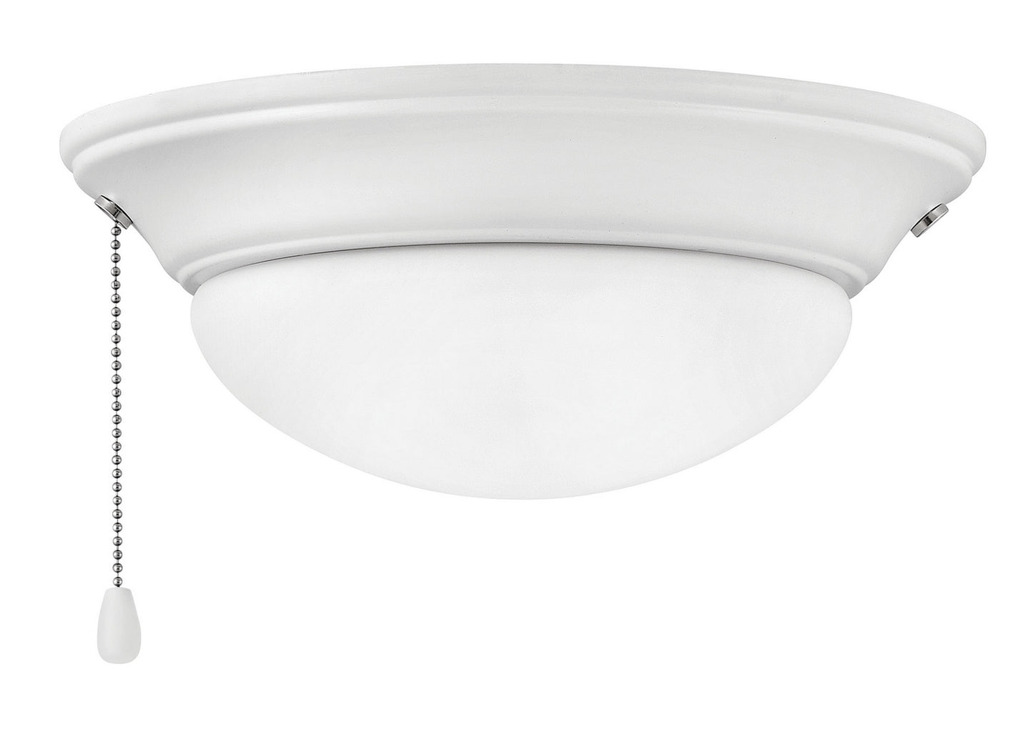 Light Kit Small Low Profile LED Fan Light Kit in Chalk White