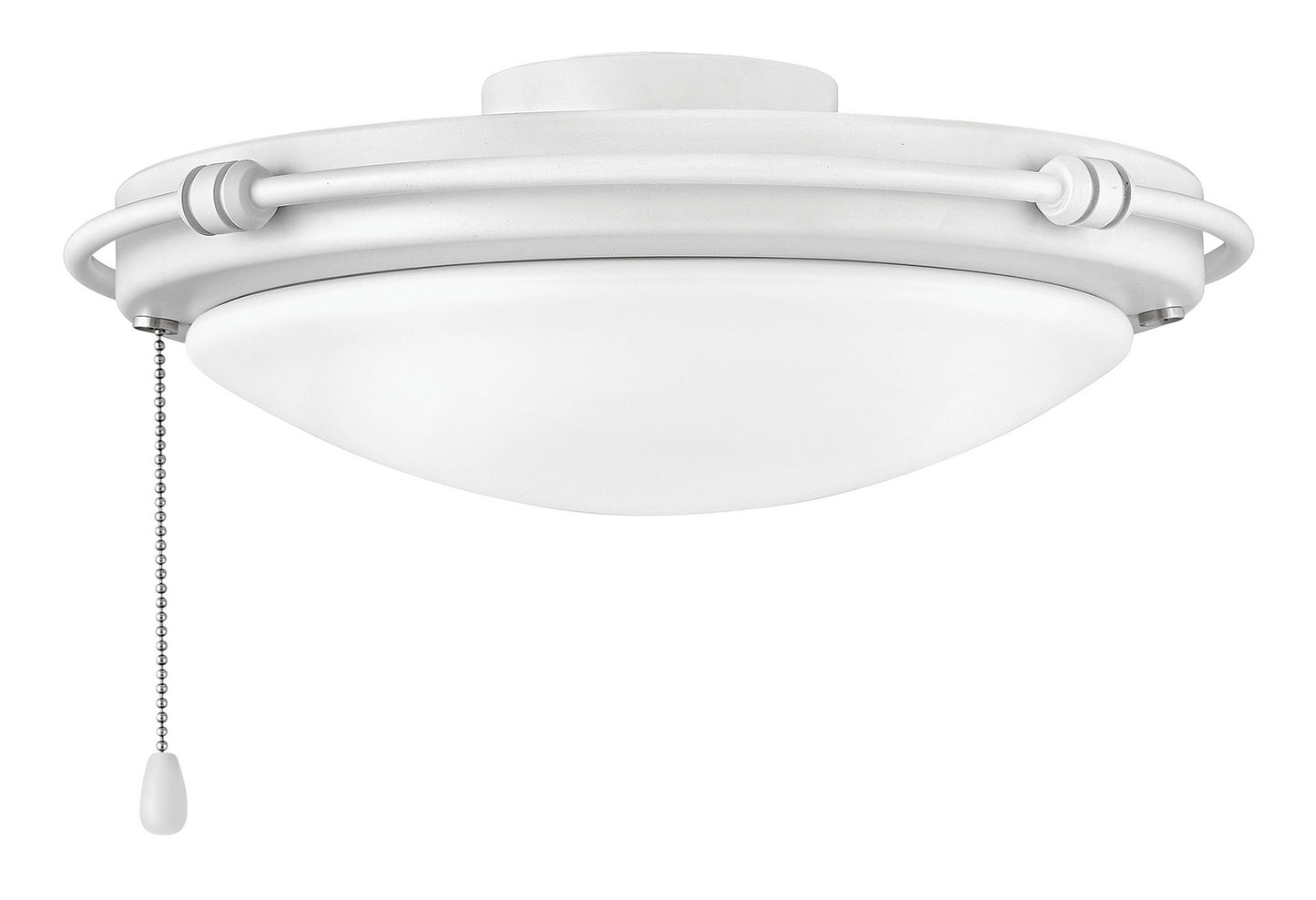 Light Kit Rail Trim LED Fan Light Kit in Chalk White