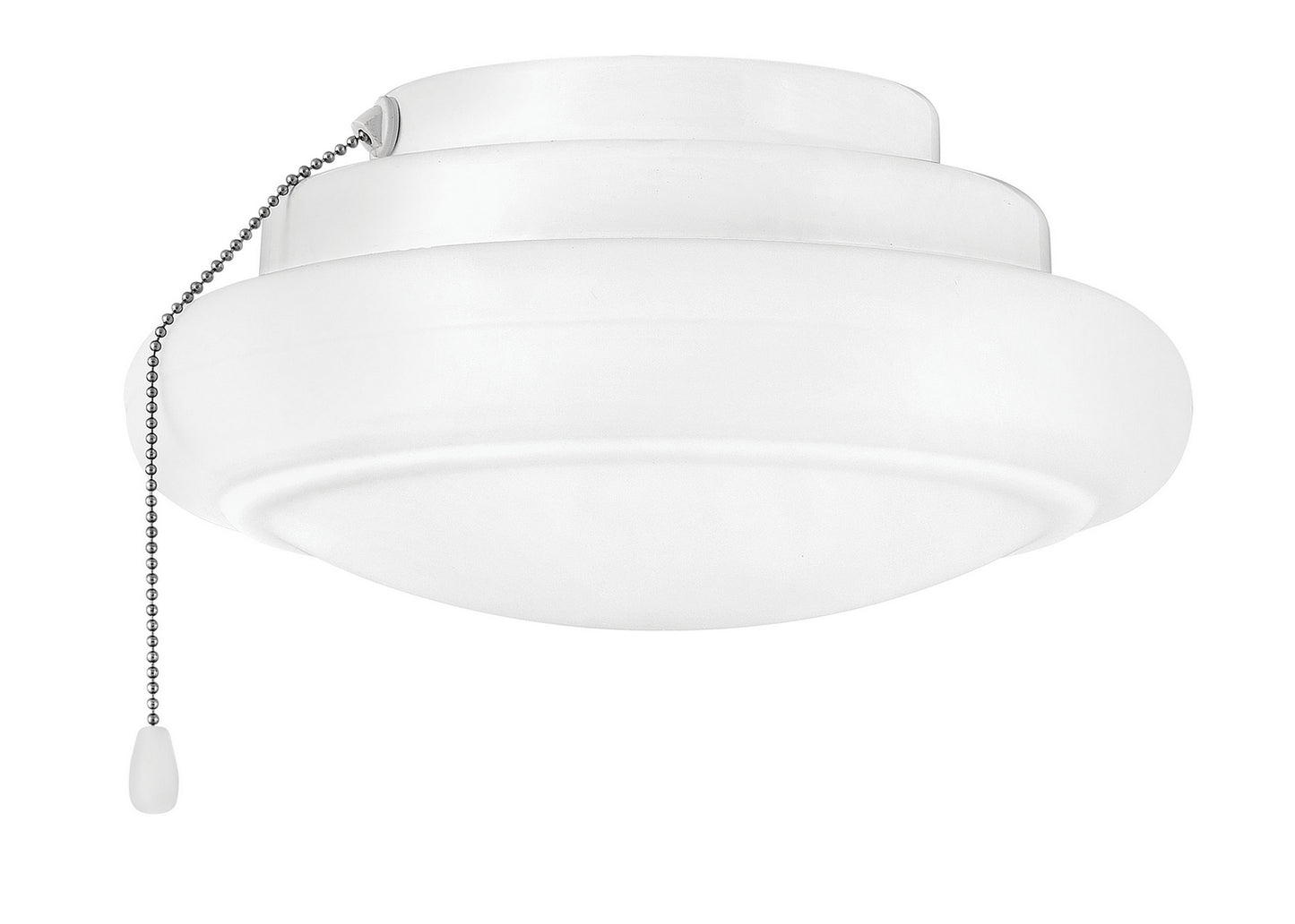 Light Kit Low Profile LED Fan Light Kit in Appliance White