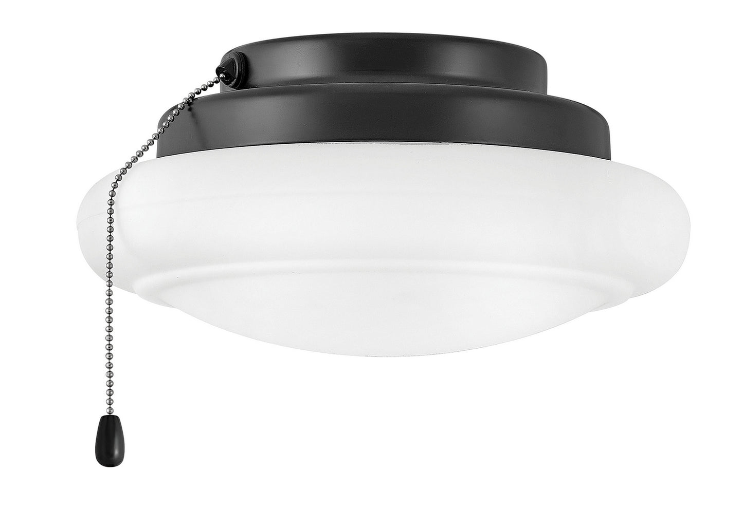 Light Kit Low Profile LED Fan Light Kit in Matte Black