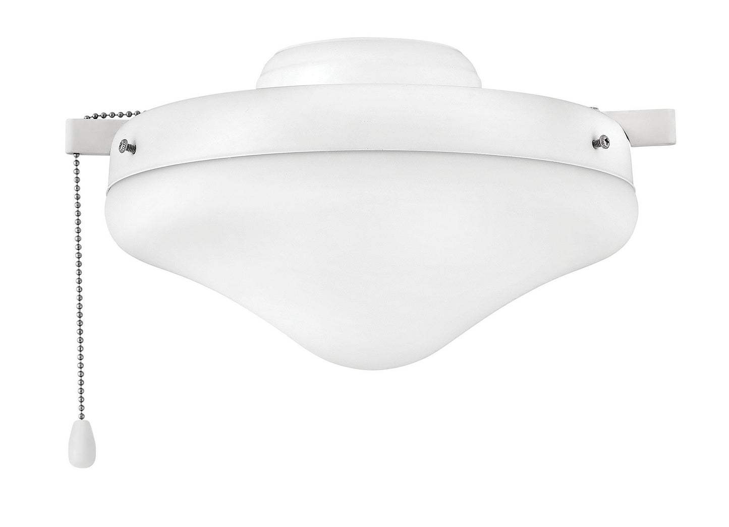 Light Kit Heirloom Glass LED Fan Light Kit in Chalk White