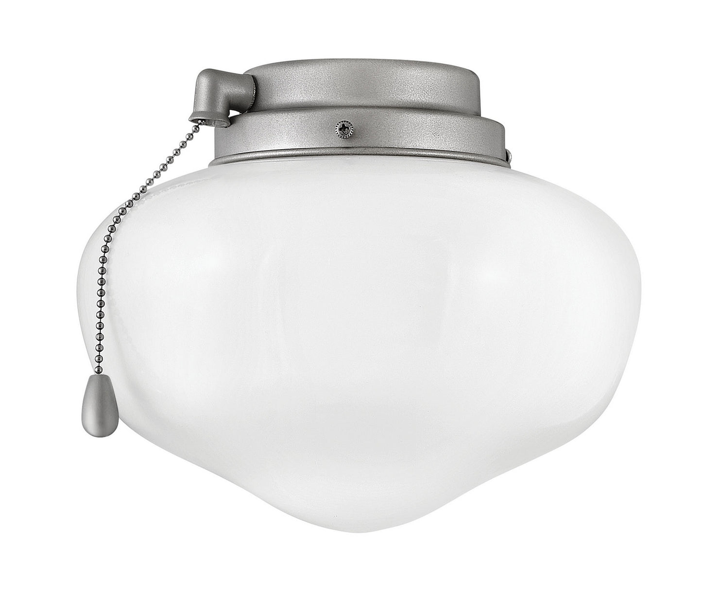Light Kit Schoolhouse LED Fan Light Kit in Brushed Nickel