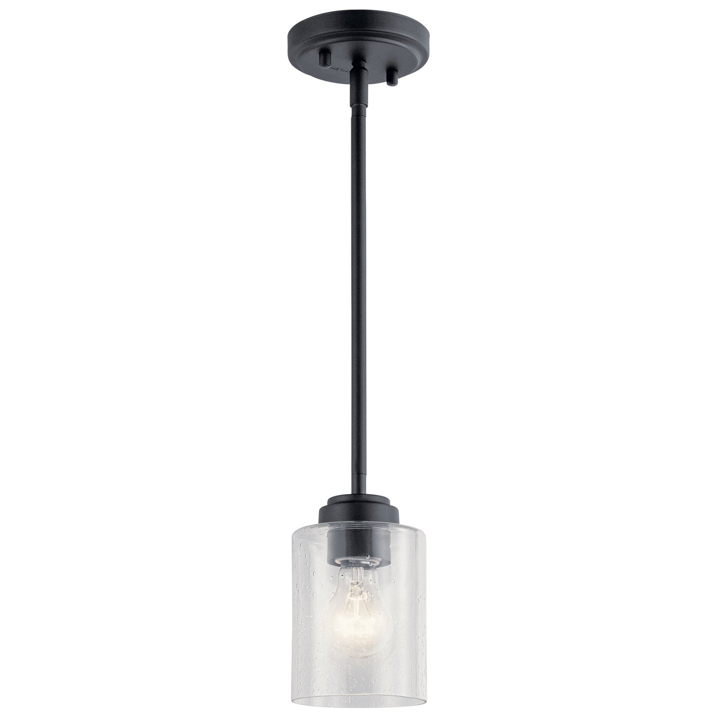 Winslow One Light Mini Pendant in Black