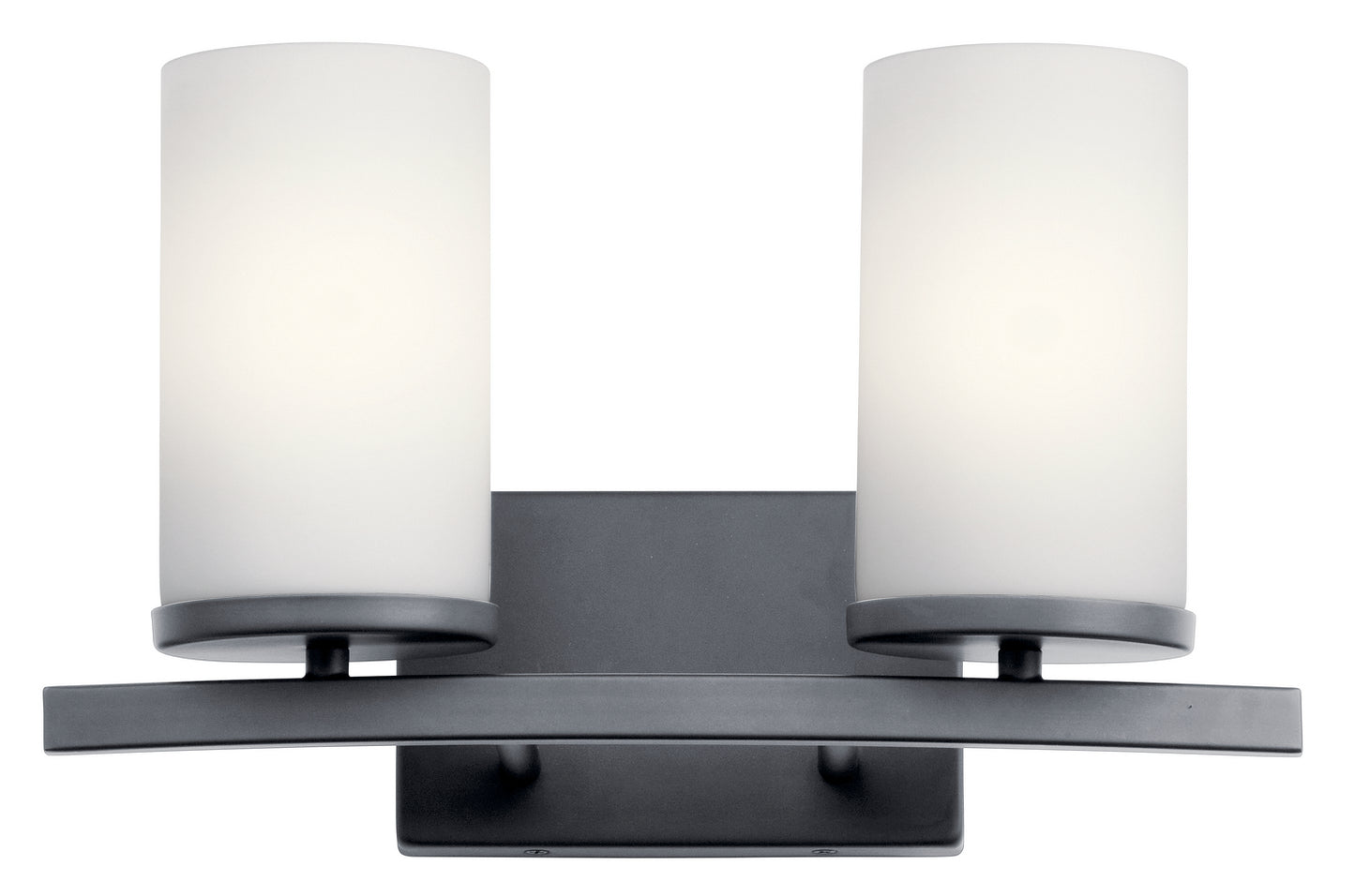 Crosby Two Light Bath in Black