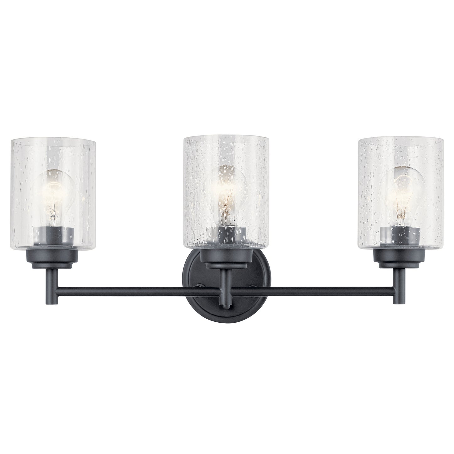 Winslow Three Light Bath in Black