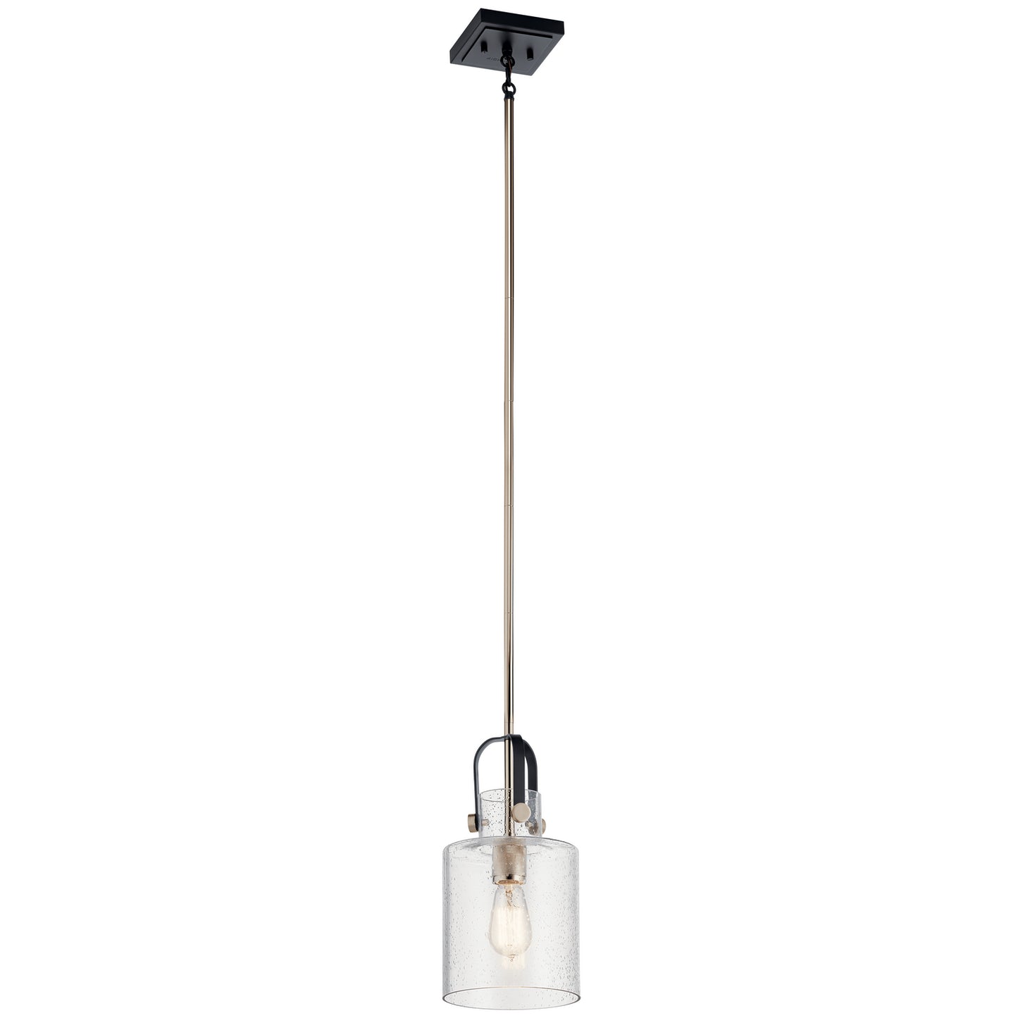 Kitner One Light Pendant in Polished Nickel