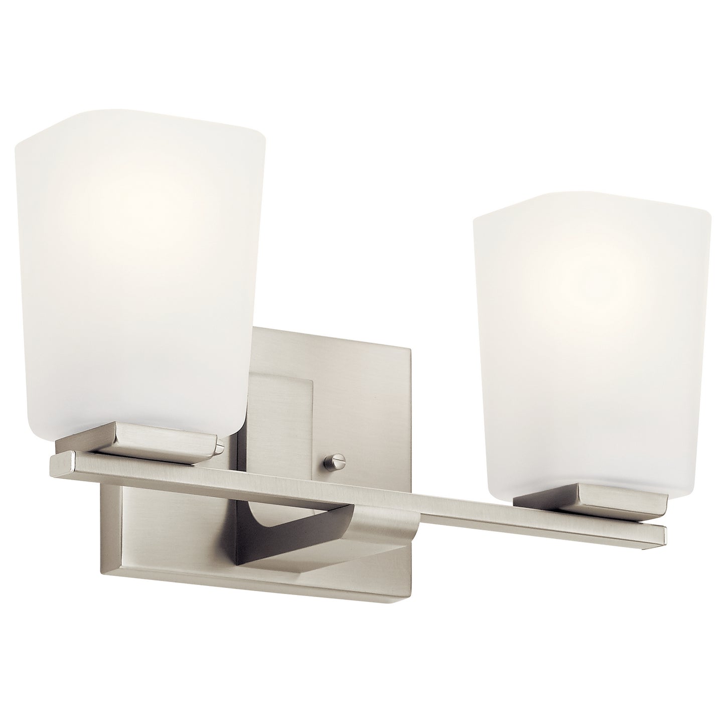 Roehm Two Light Bath in Brushed Nickel
