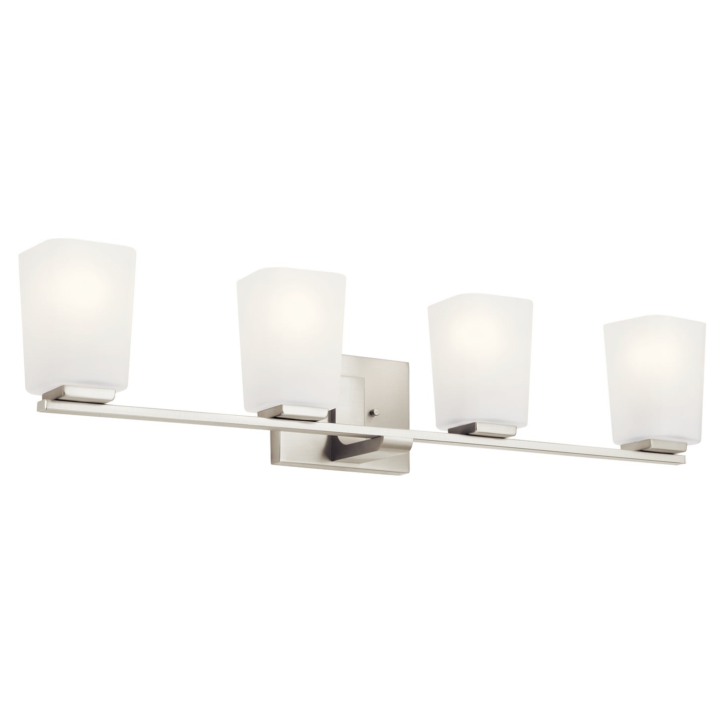 Roehm Four Light Bath in Brushed Nickel
