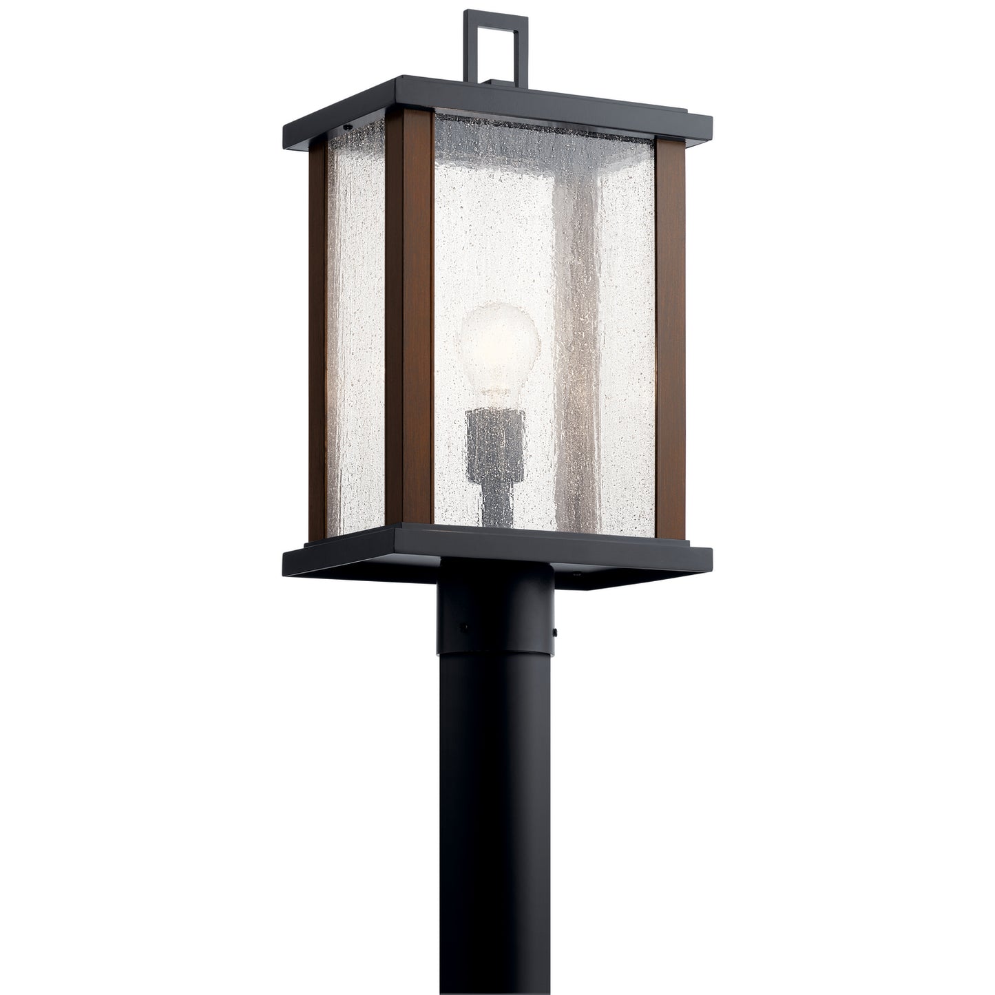 Marimount One Light Outdoor Post Mount in Black
