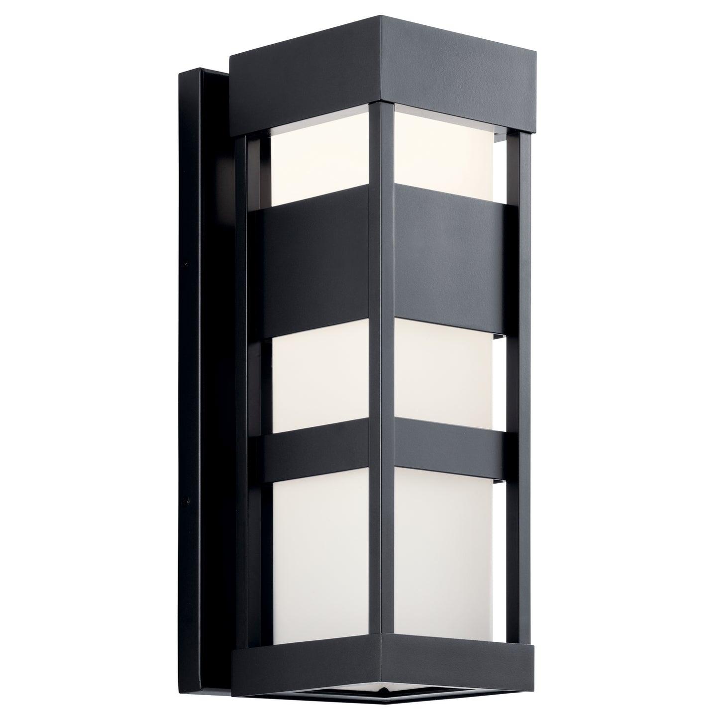 Ryler LED Outdoor Wall Mount in Black