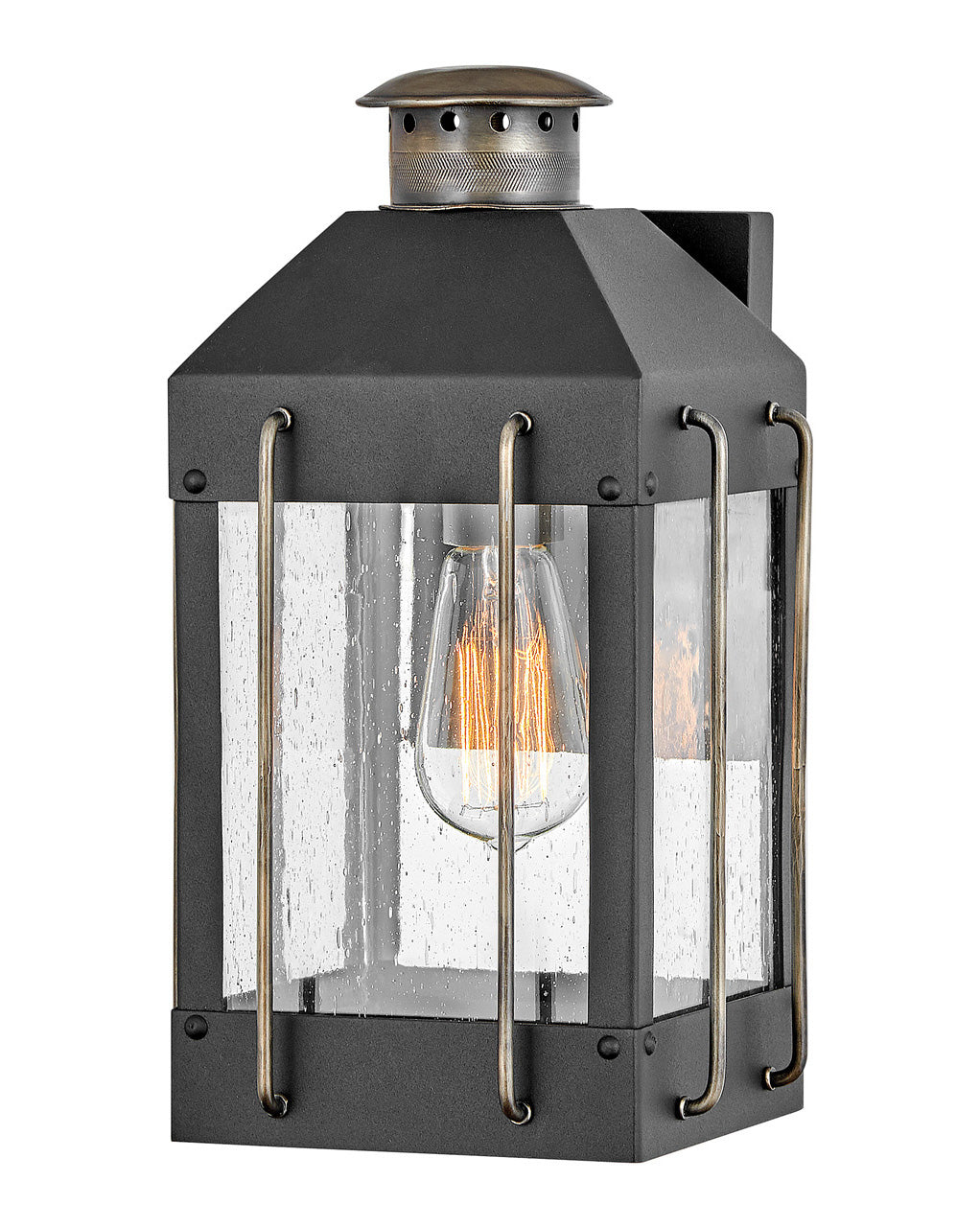 Fitzgerald LED Wall Mount in Textured Black