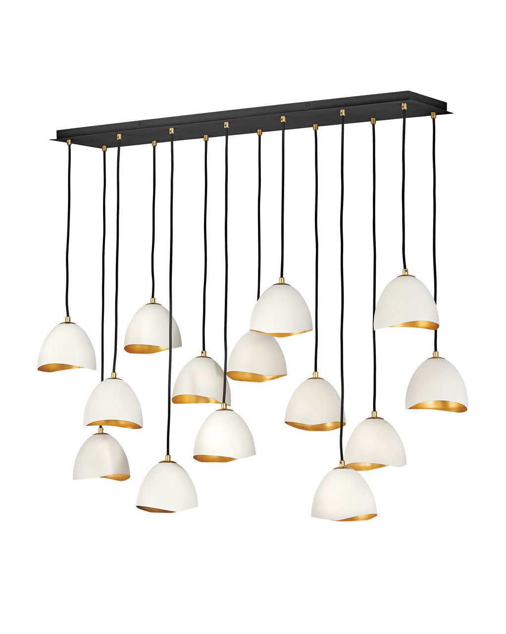 Nula LED Pendant in Shell White