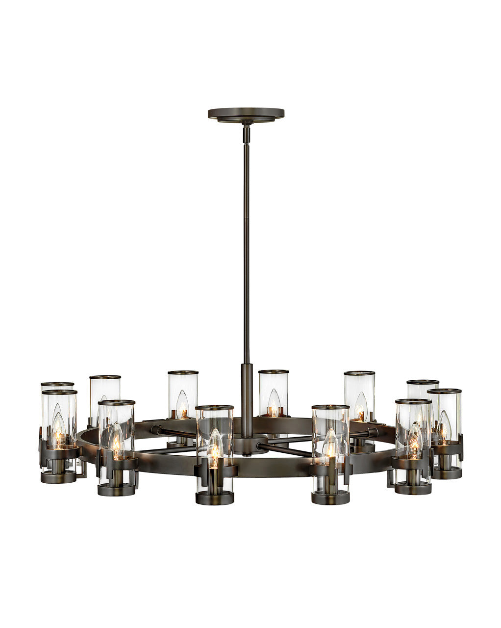 Reeve LED Chandelier in Black Oxide