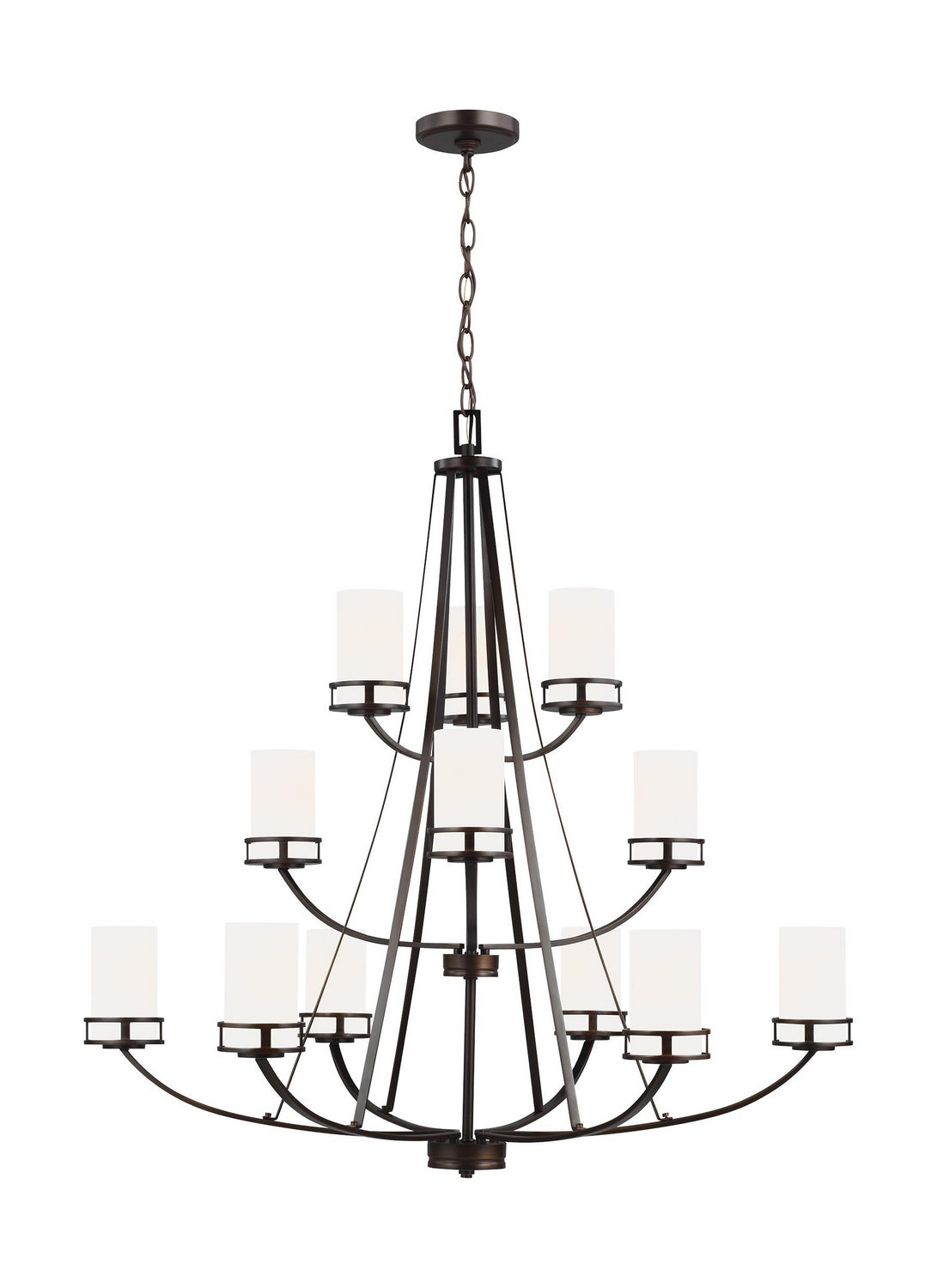 Robie 12 Light Chandelier in Bronze