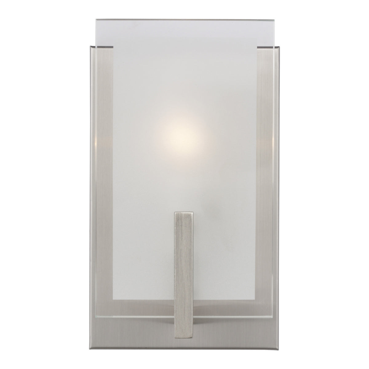 Syll One Light Wall / Bath Sconce in Brushed Nickel