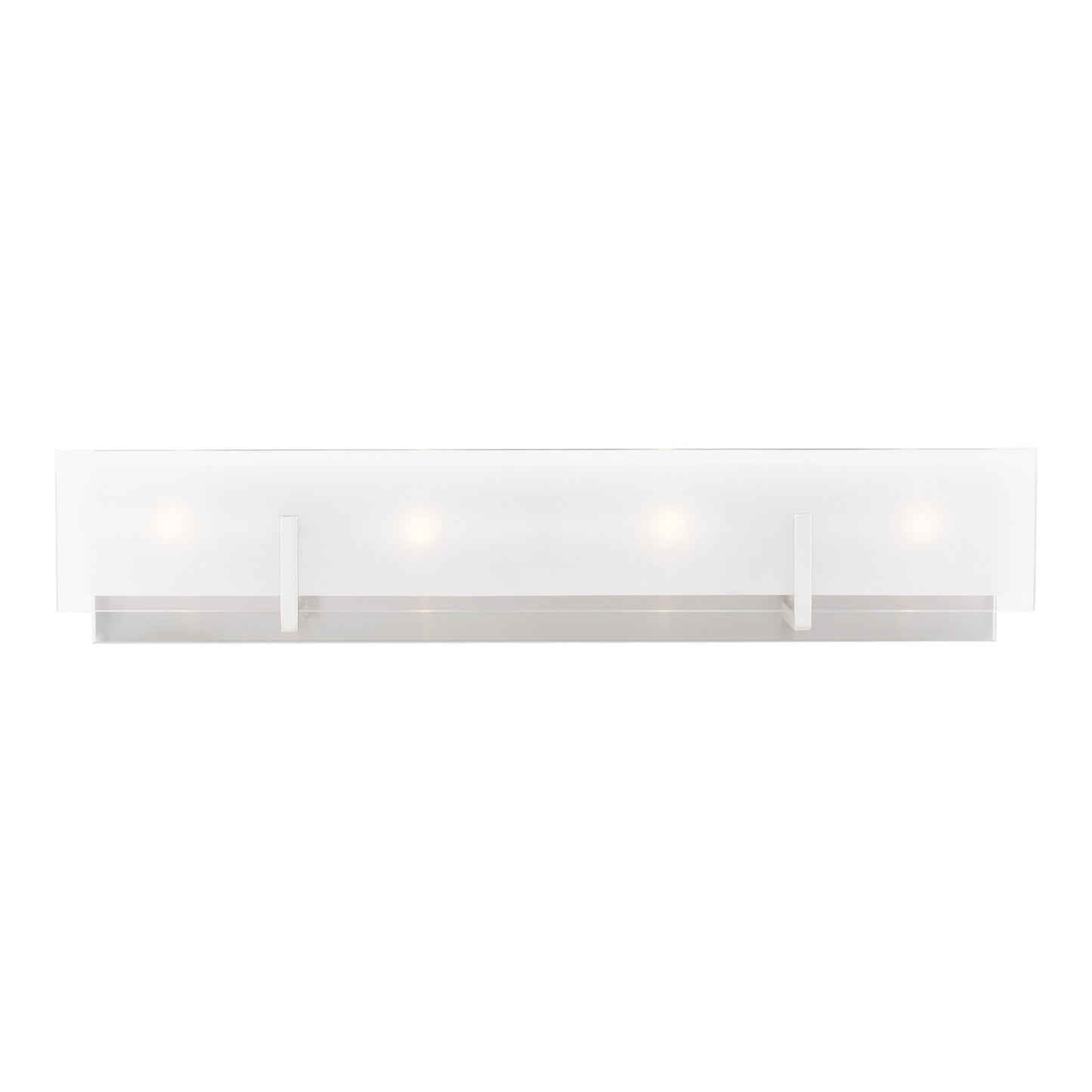 Syll Four Light Wall / Bath in Brushed Nickel