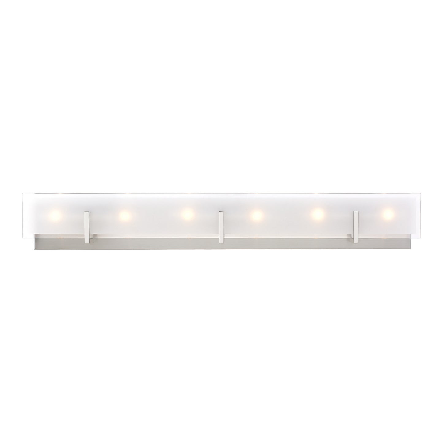 Syll Six Light Wall / Bath in Brushed Nickel