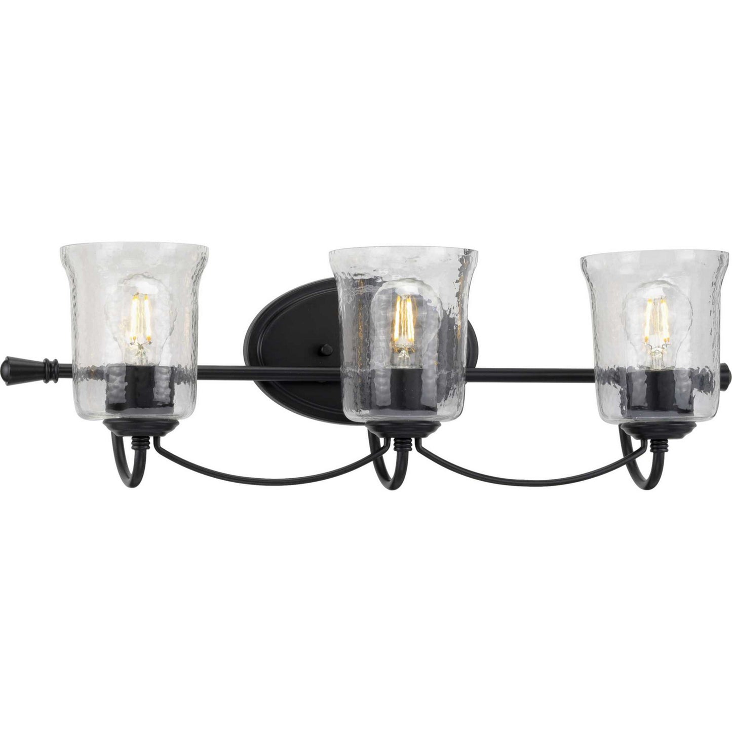 Bowman Three Light Bath in Black