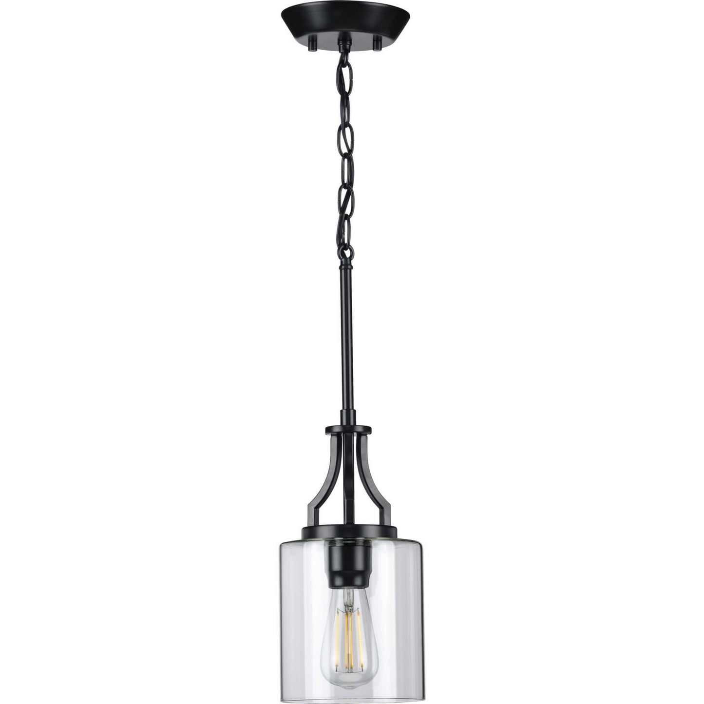Lassiter One Light Mini Pendant in Black