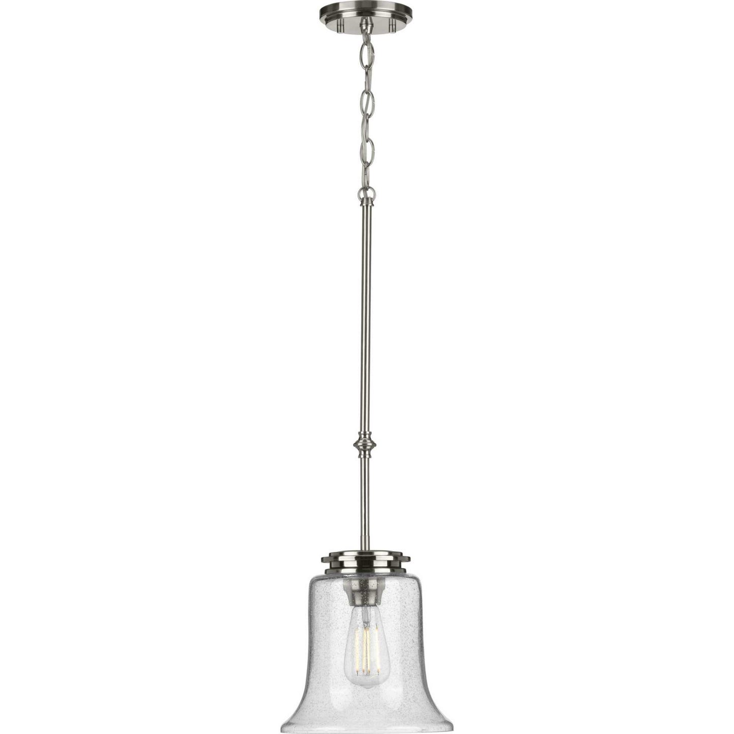 Winslett One Light Mini Pendant in Brushed Nickel