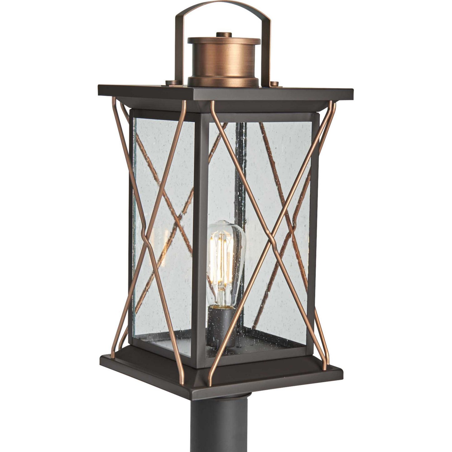 Barlowe One Light Post Lantern in Antique Bronze