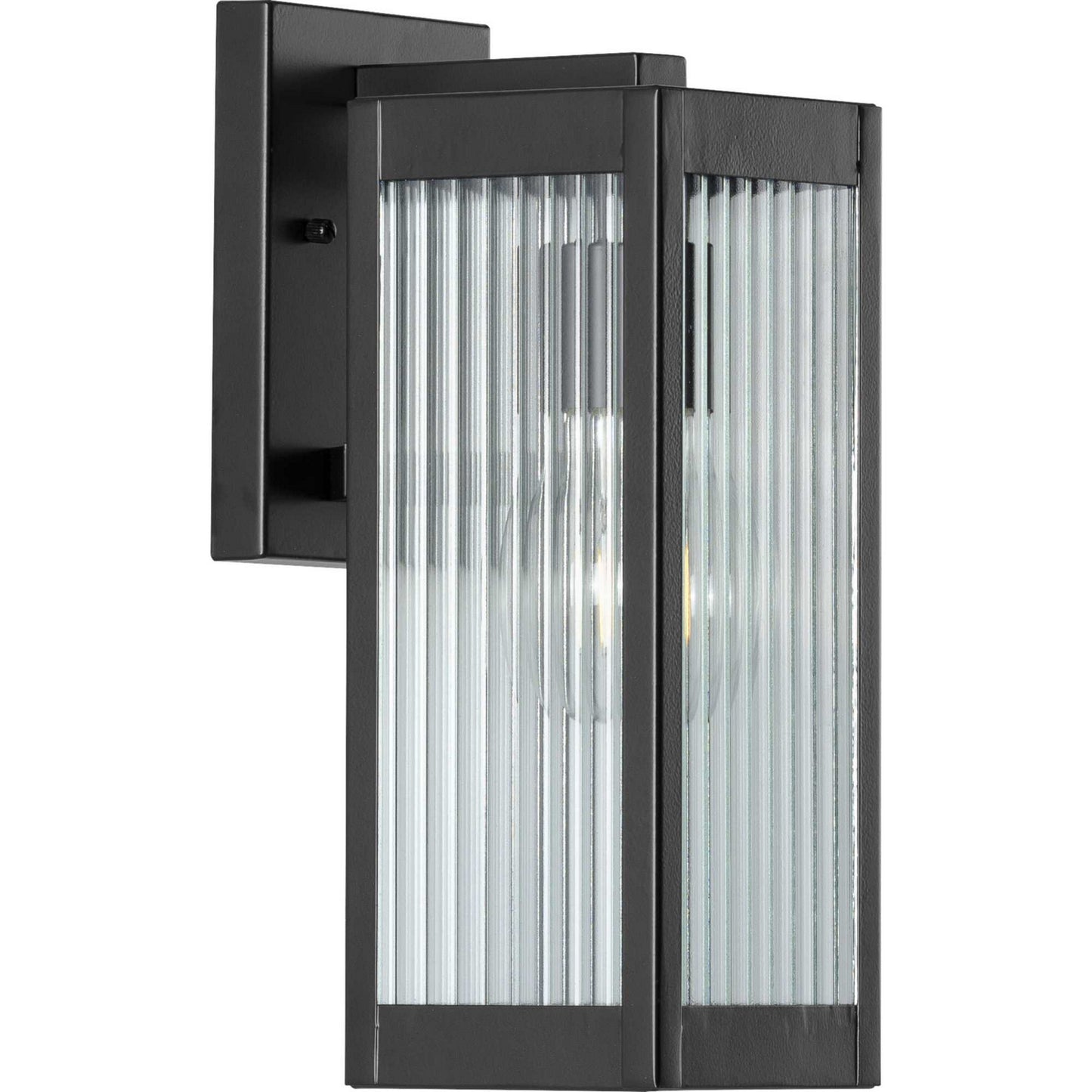 Felton One Light Wall Lantern in Black