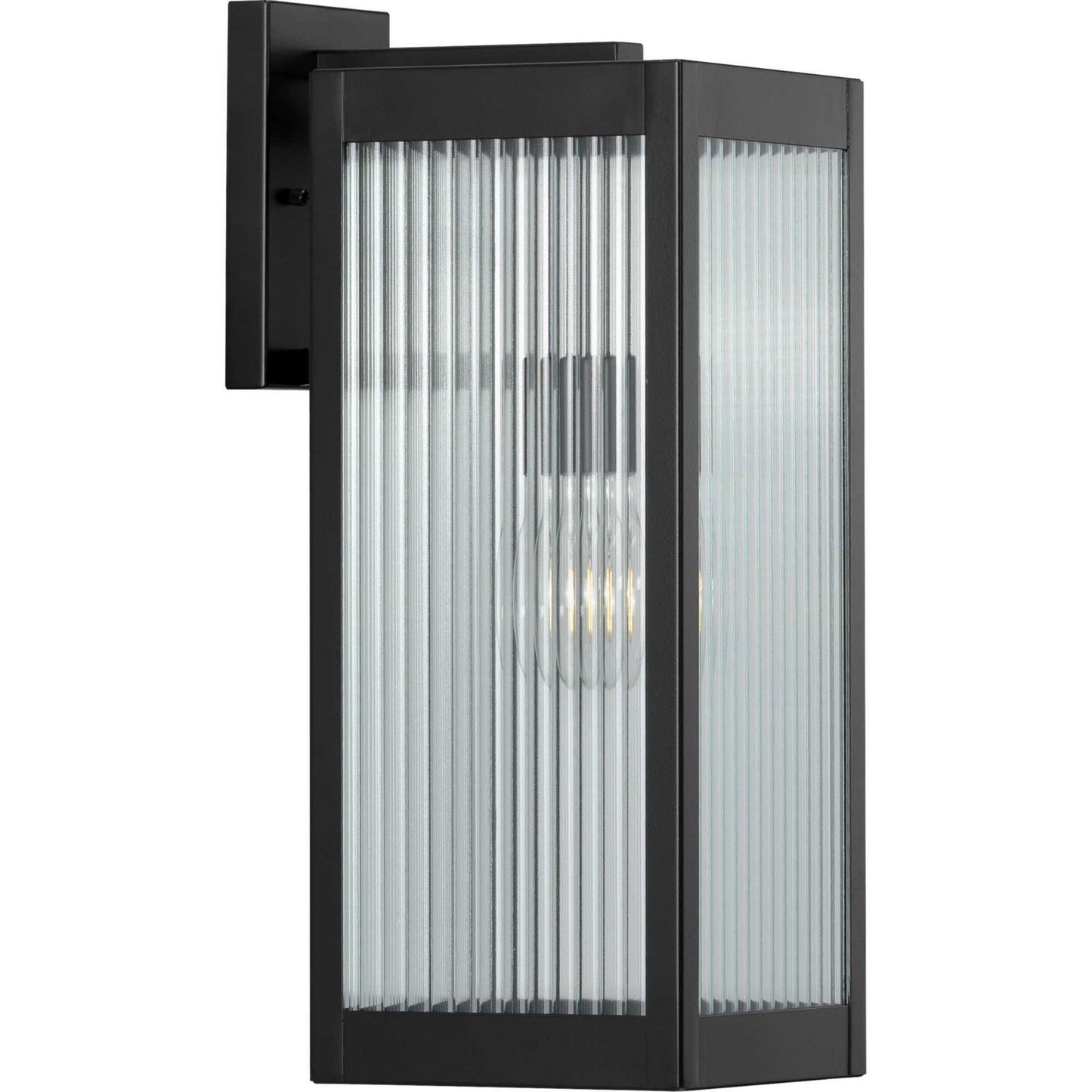 Felton One Light Wall Lantern in Black