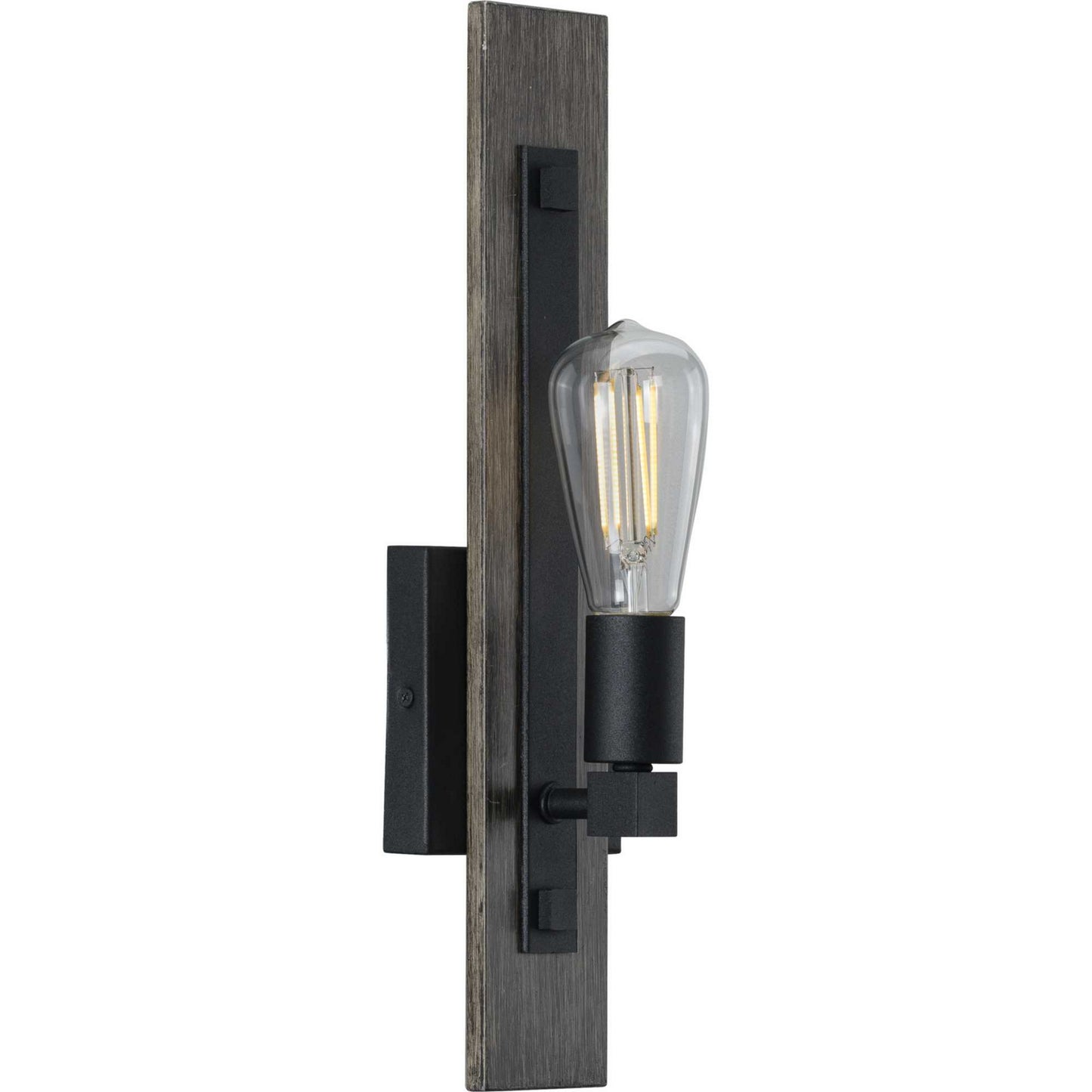 Hemsworth One Light Wall Bracket in Black