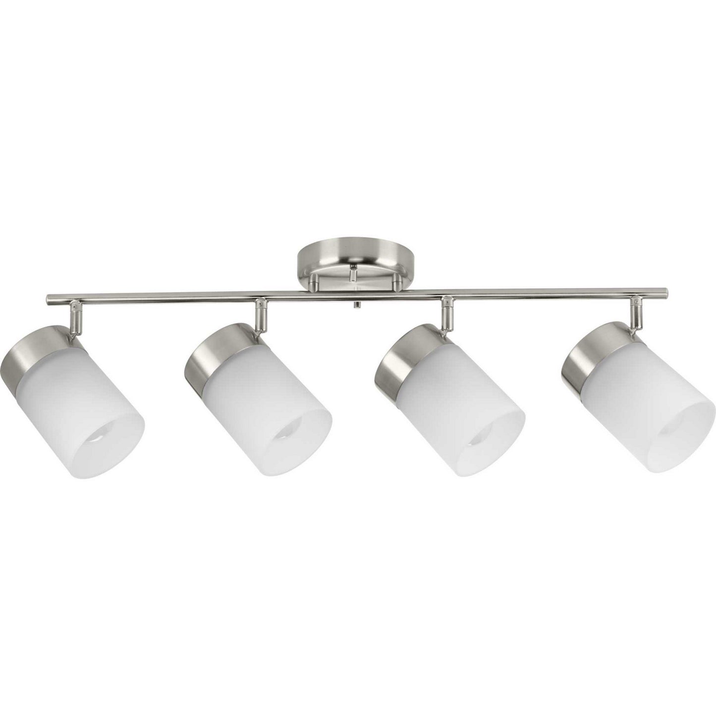 Ridgecrest Four Light Head Track in Brushed Nickel