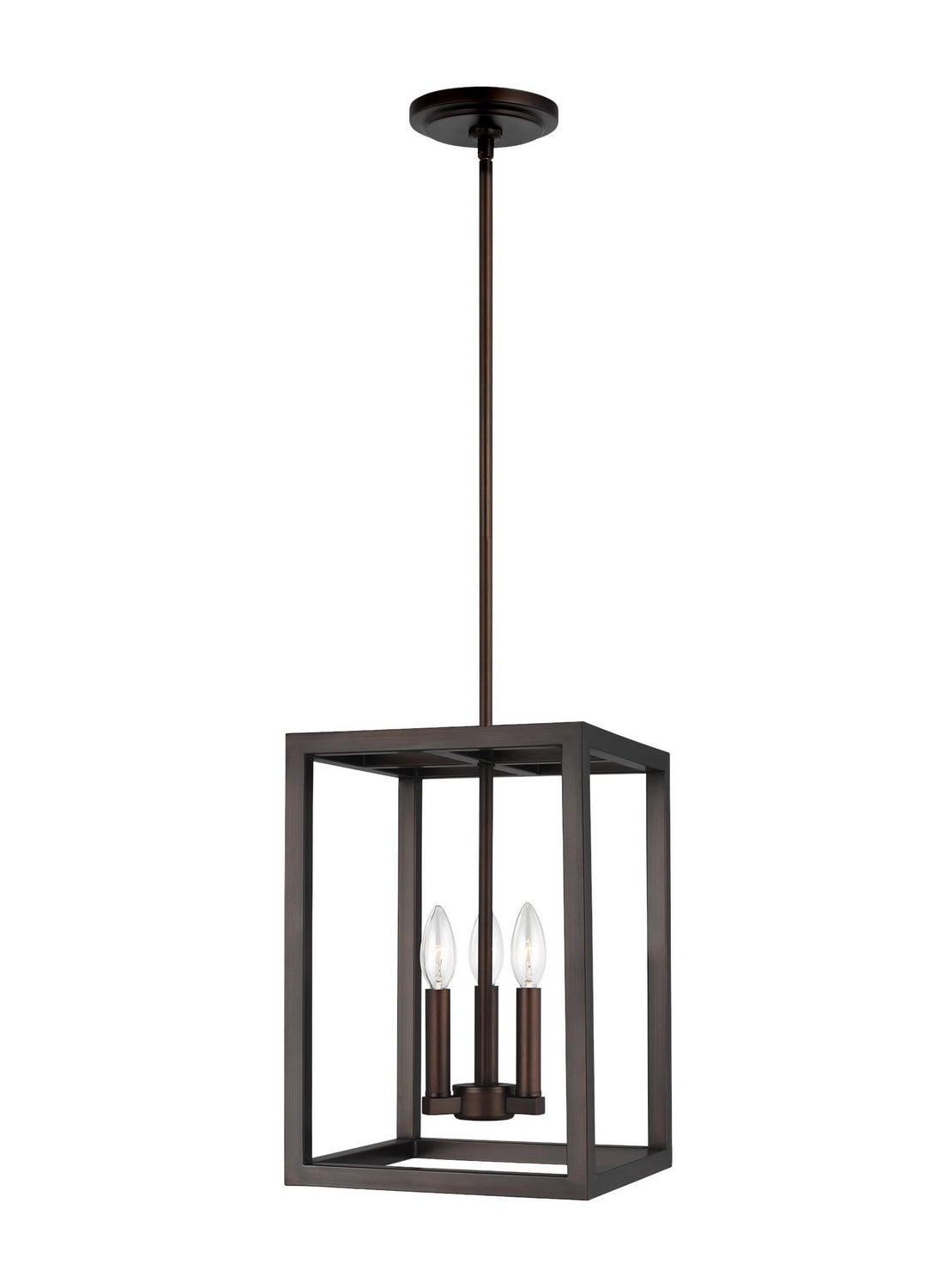 Moffet Street Three Light Hall / Foyer in Bronze