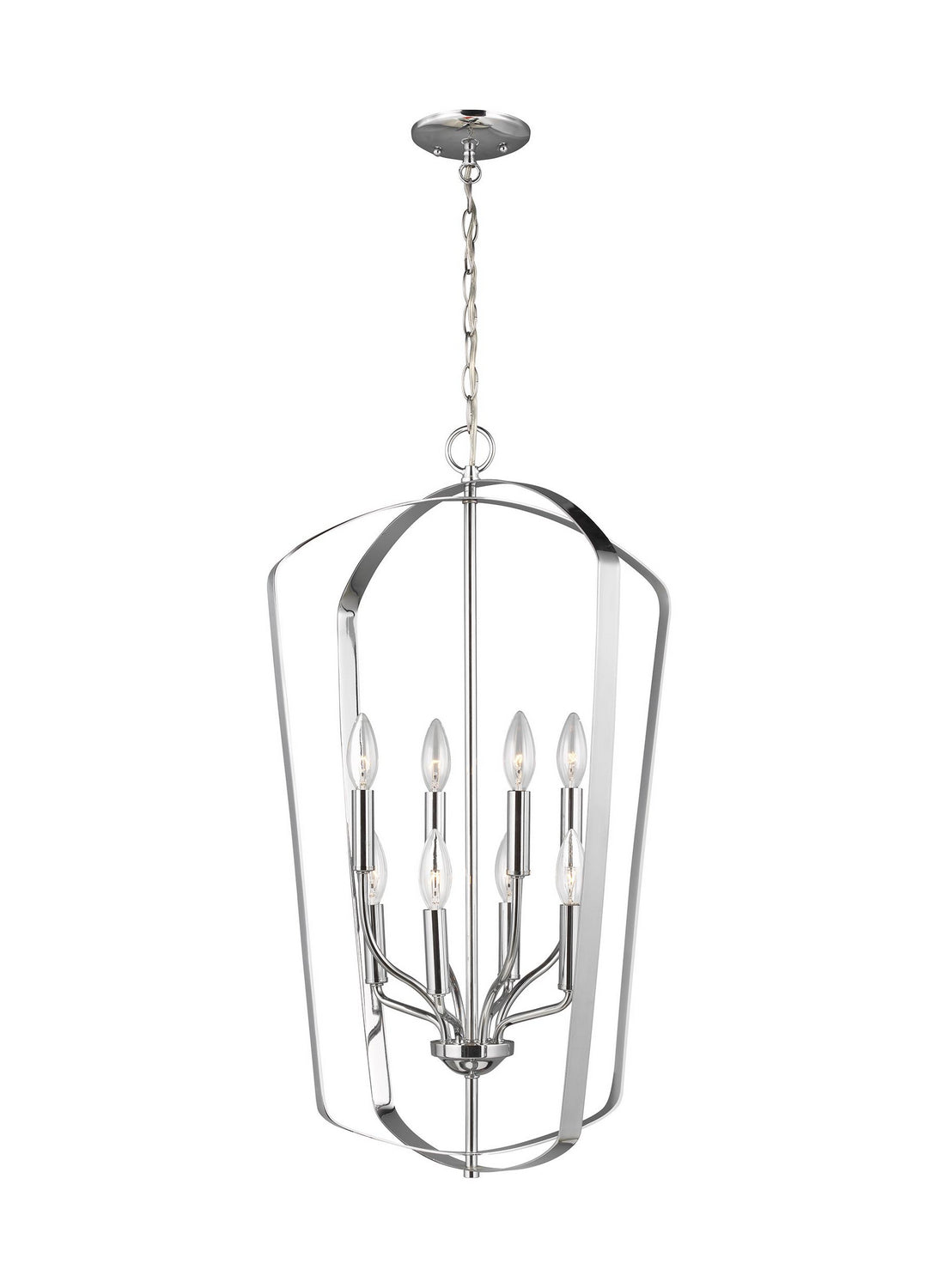 Romee Eight Light Hall / Foyer in Chrome