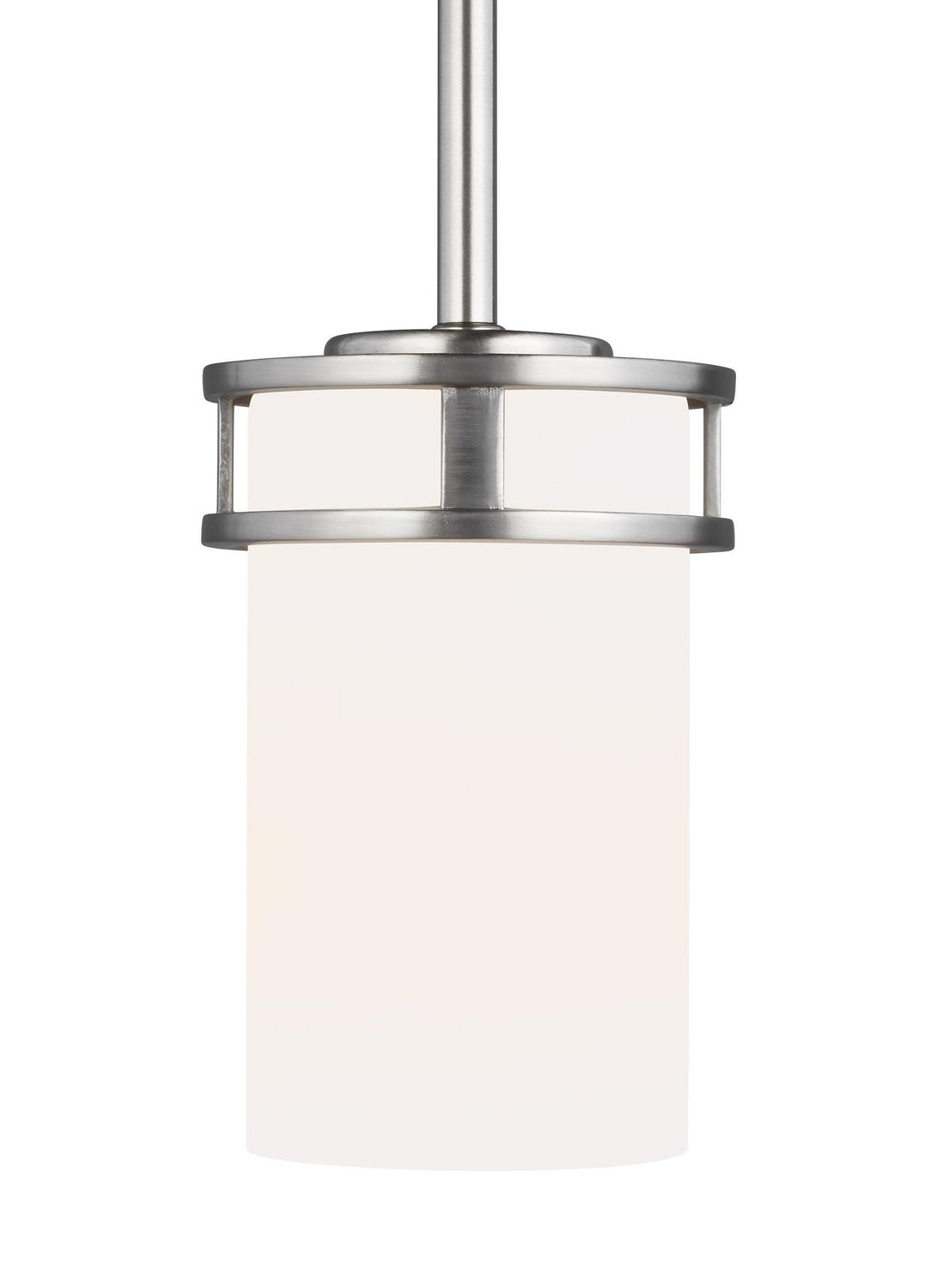 Robie One Light Mini-Pendant in Brushed Nickel