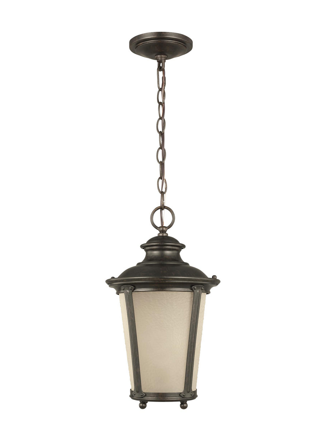 Cape May One Light Outdoor Pendant in Burled Iron