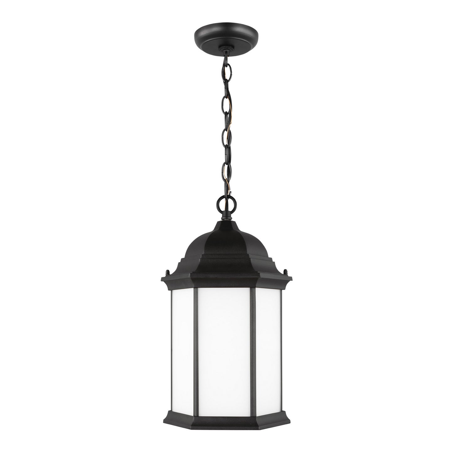 Generation Lighting - 6238751-12 - One Light Outdoor Pendant - Sevier - Black