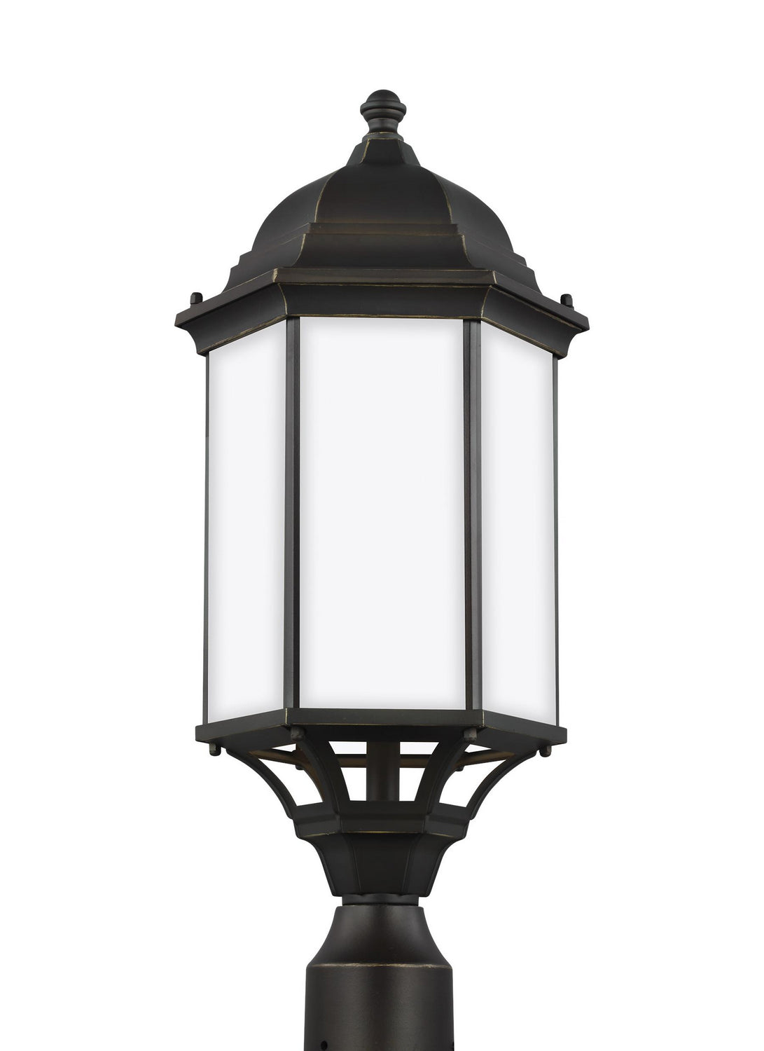 Sevier One Light Outdoor Post Lantern in Antique Bronze