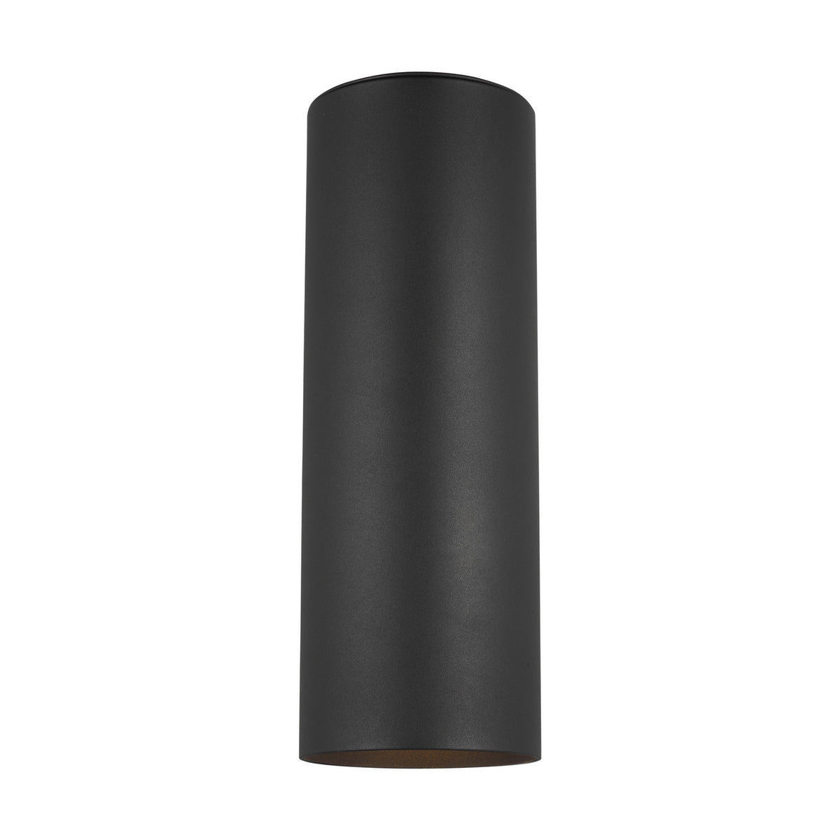 Outdoor Cylinders Two Light Outdoor Wall Lantern in Black