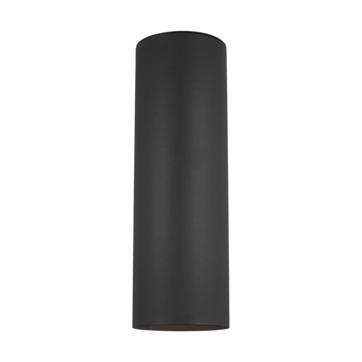 Outdoor Cylinders Two Light Outdoor Wall Lantern in Black