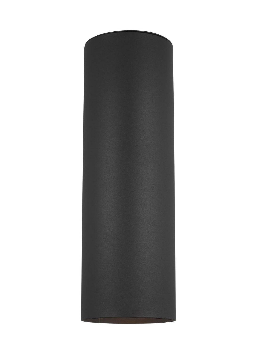 Outdoor Cylinders Two Light Outdoor Wall Lantern in Black
