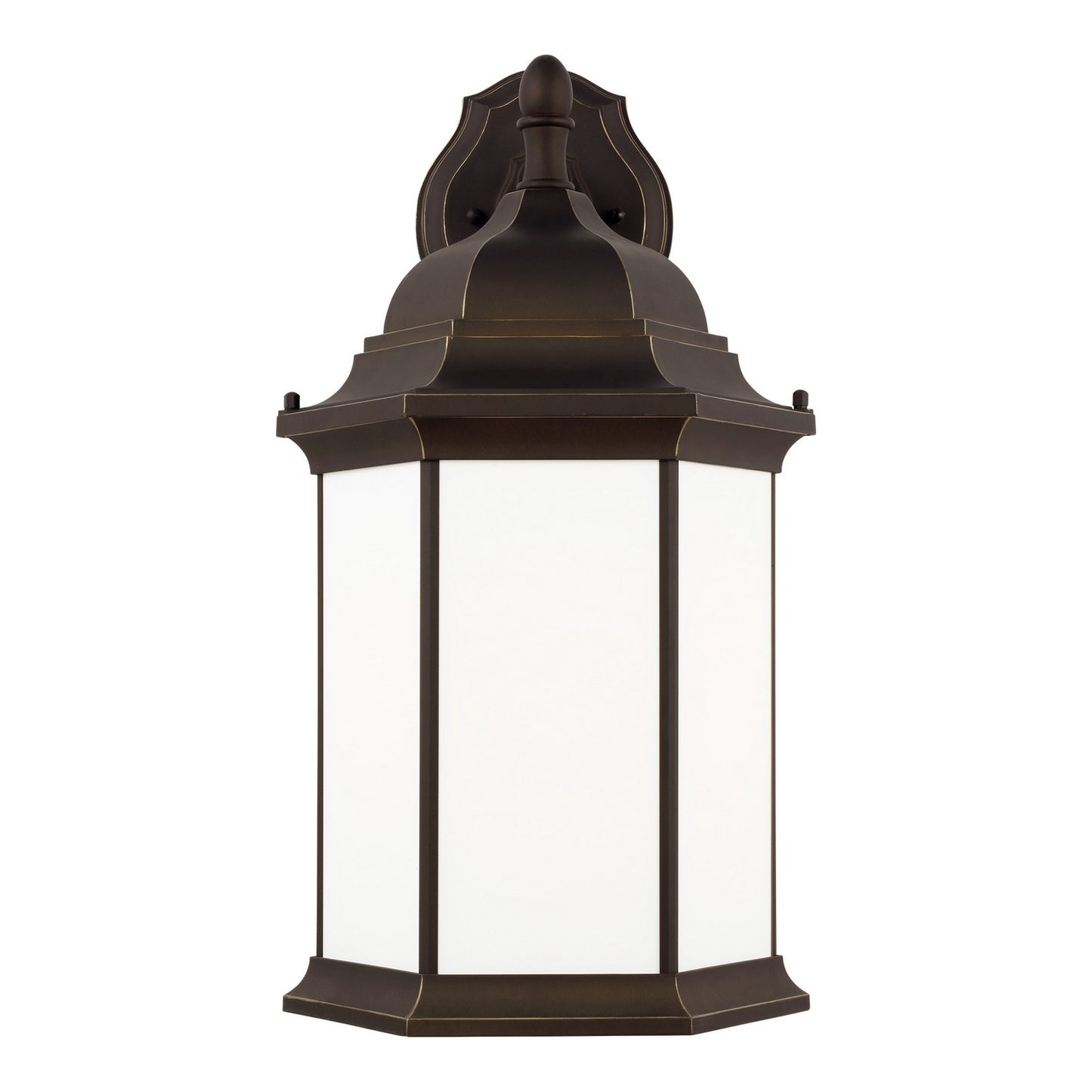 Generation Lighting - 8738751-71 - One Light Outdoor Wall Lantern - Sevier - Antique Bronze