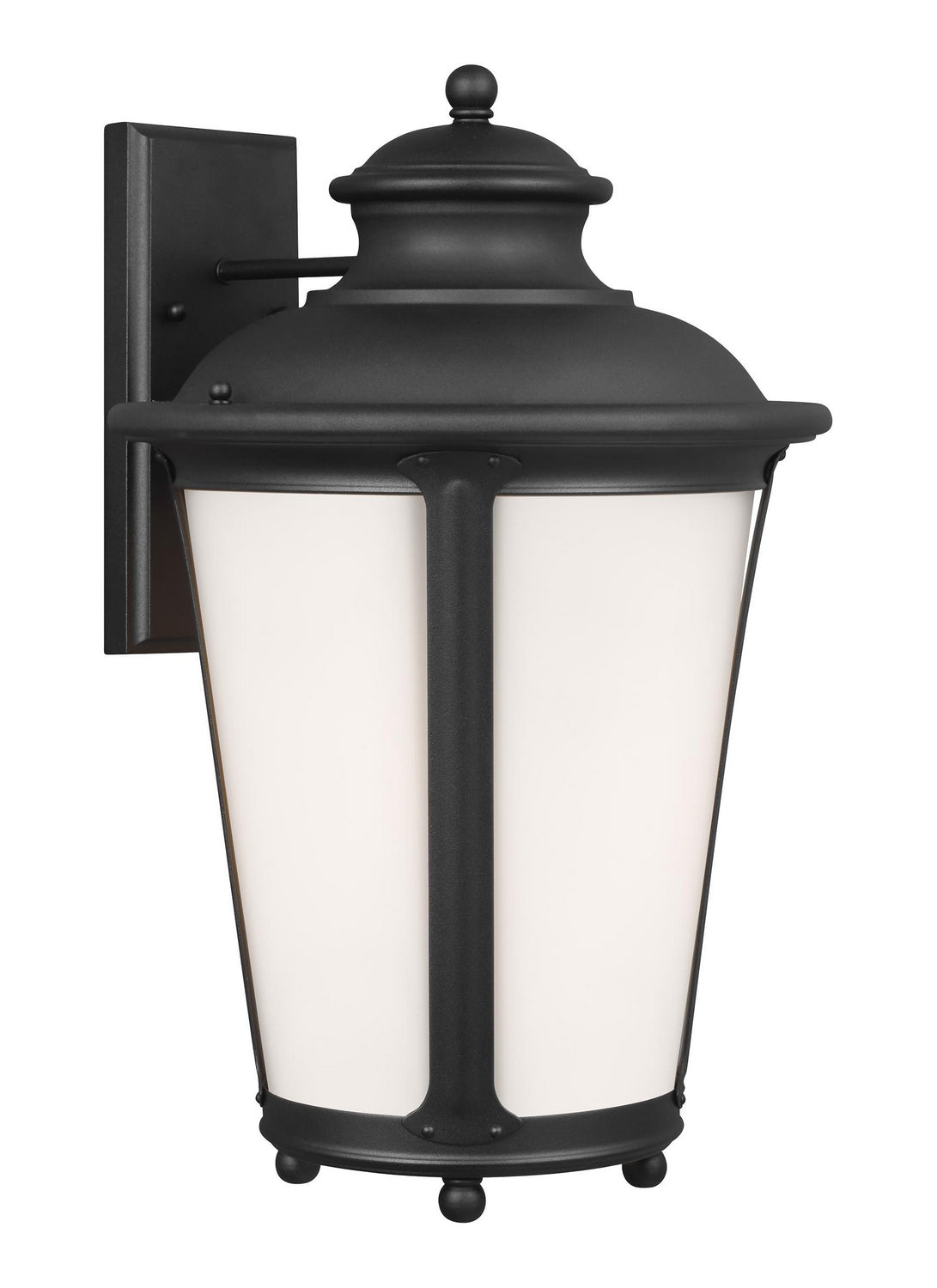 Cape May One Light Outdoor Wall Lantern in Black
