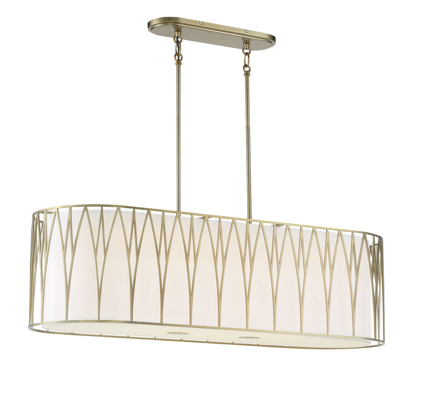Regal Terrace LED Pendant in Soft Brass