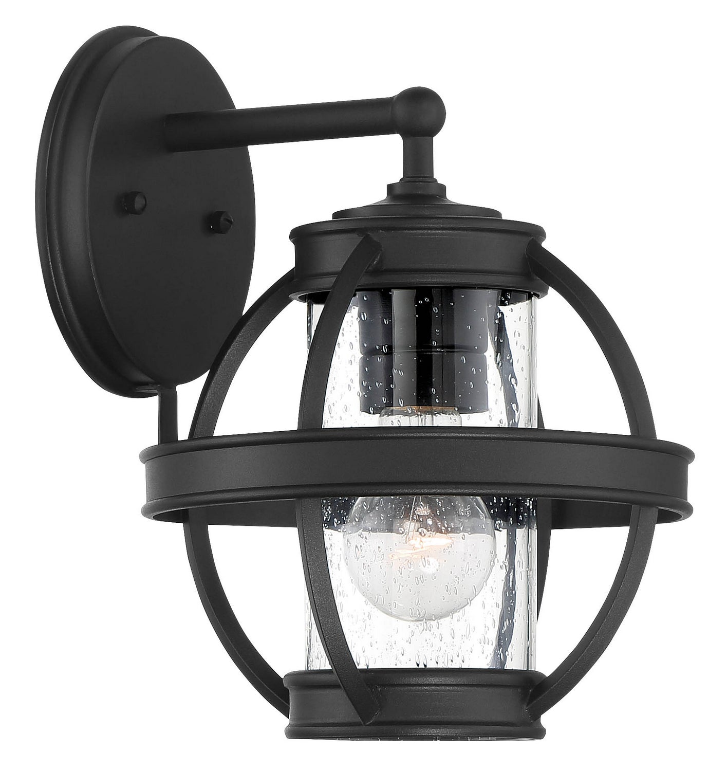 Cumberland Court One Light Outdoor Wall Mount in sand coal