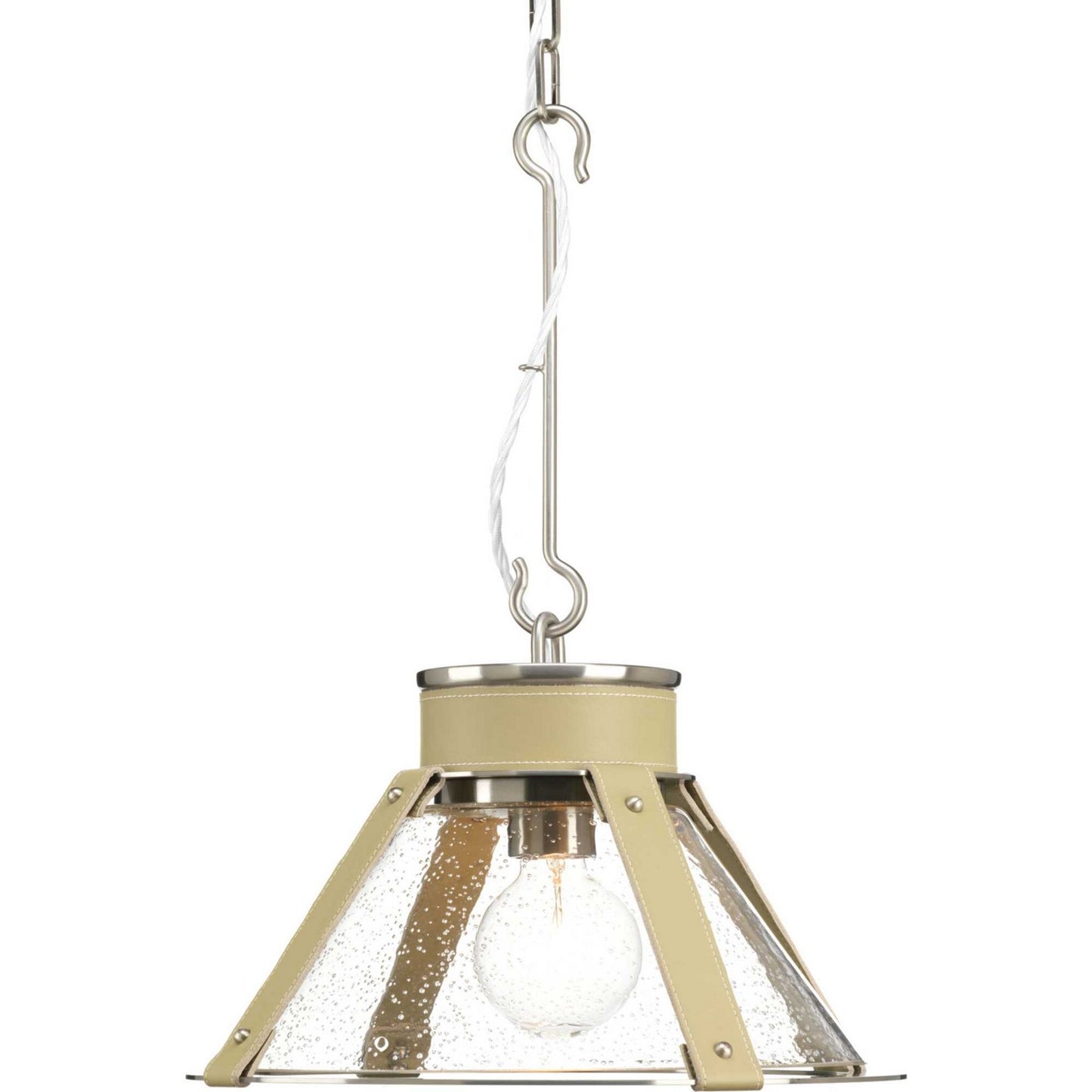 Progress Lighting - P500195-009 - One Light Pendant - Point Dume-Rockdance - Brushed Nickel