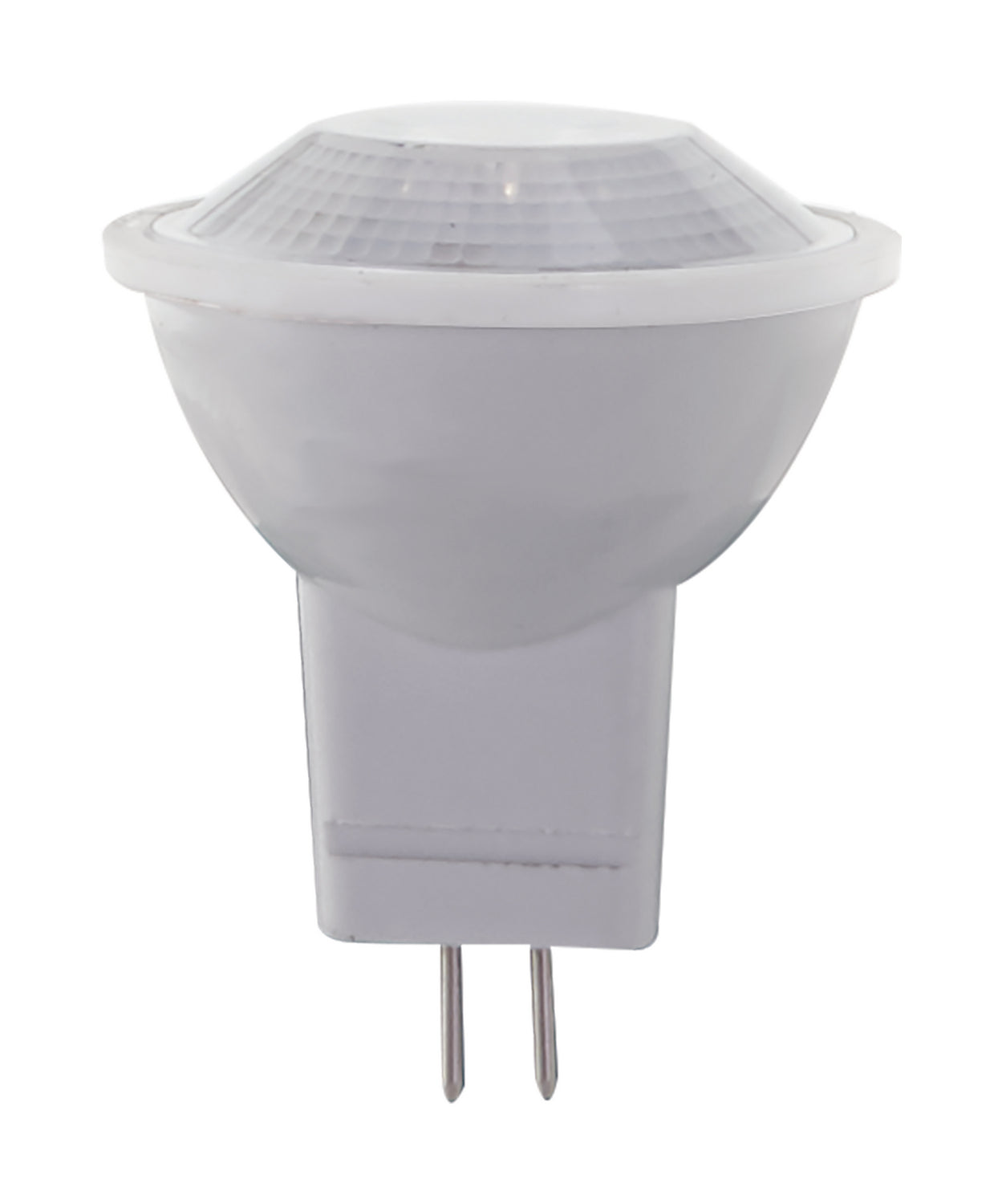 Satco 2W MR11 LED – GU4 base, 100 lumens, 3000K Soft White (S21741)