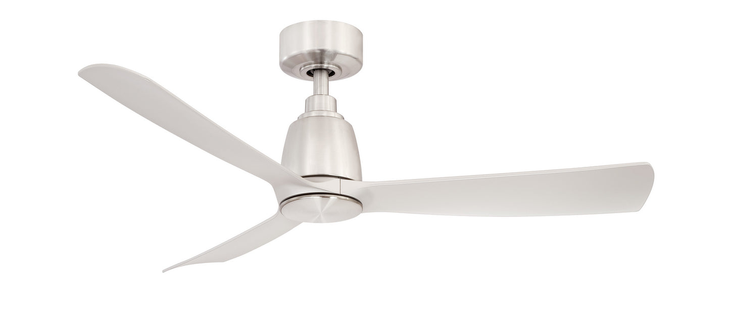 Kute 44 44" Ceiling Fan in Brushed Nickel