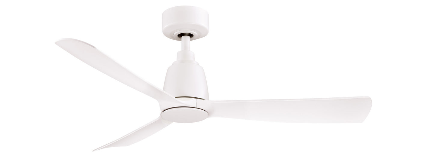 Kute 44 44" Ceiling Fan in Matte White