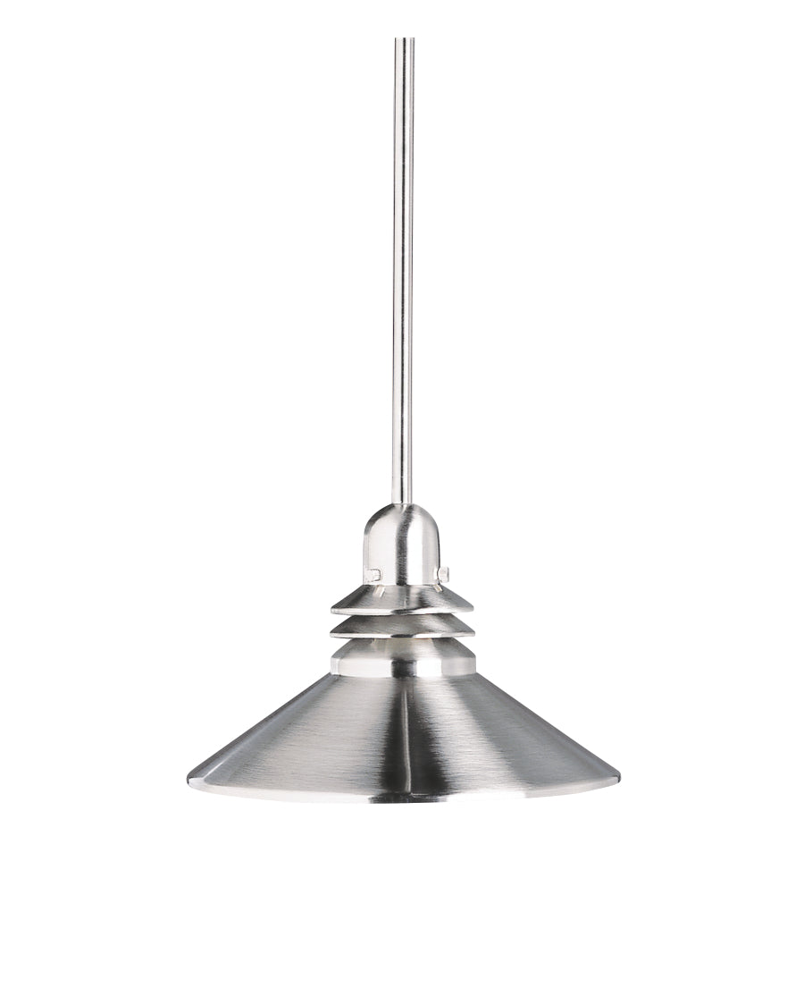 Grenoble One Light Mini Pendant in Brushed Nickel