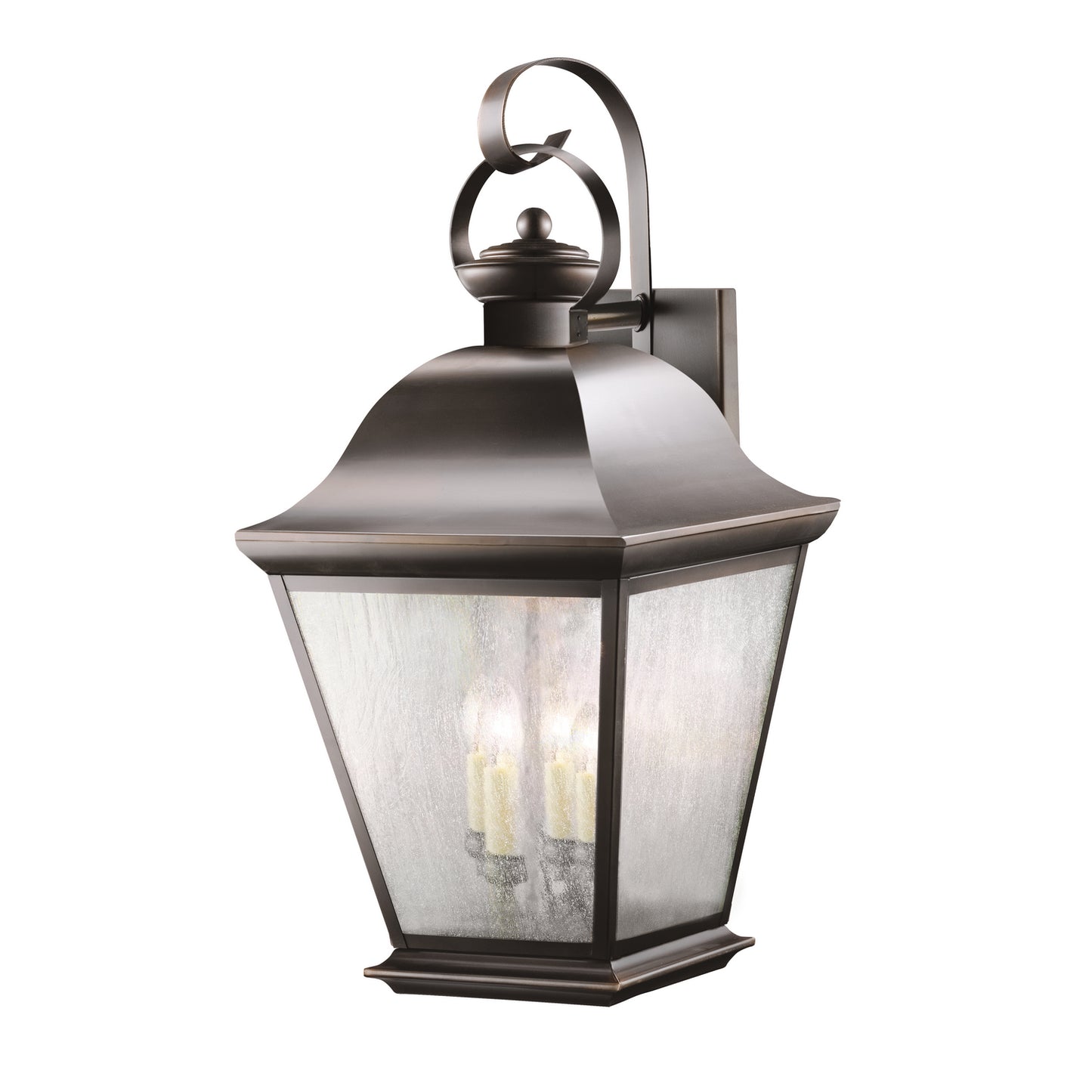 Mount Vernon Four Light Outdoor Wall Mount in Olde Bronze